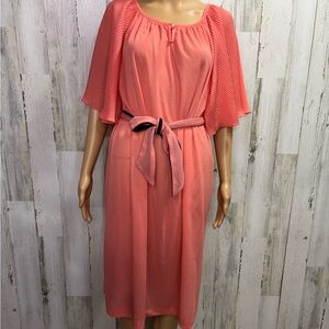 Vintage‎ Belted Coral Nightgown